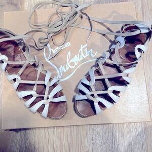 Christian Louboutin Lace Up Sandal